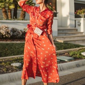 Brand new  Leopard print shirtdress